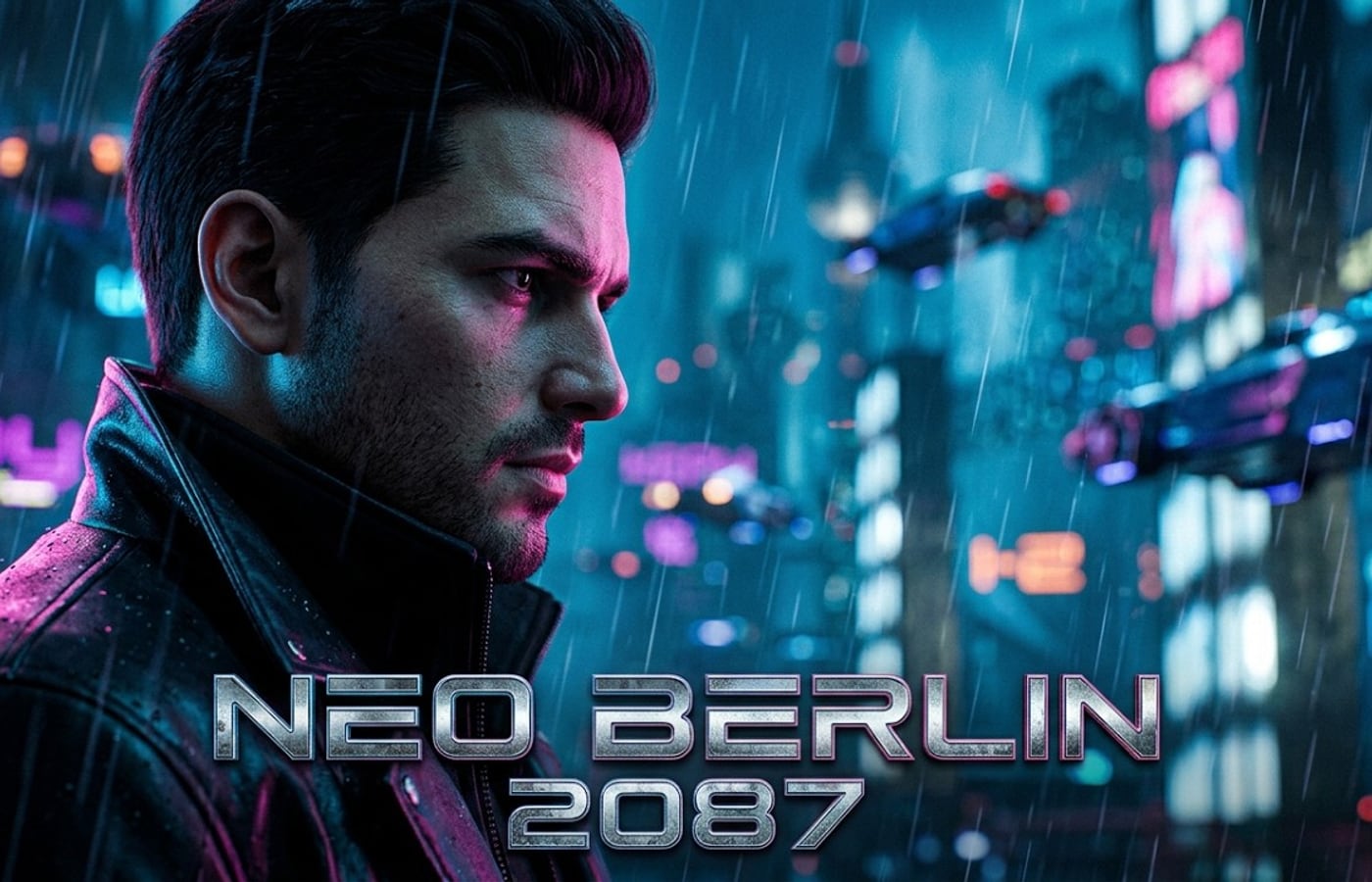 кадър от трейлъра на Neo Berlin 2087 към gamescom 2026 и премиера през 2028