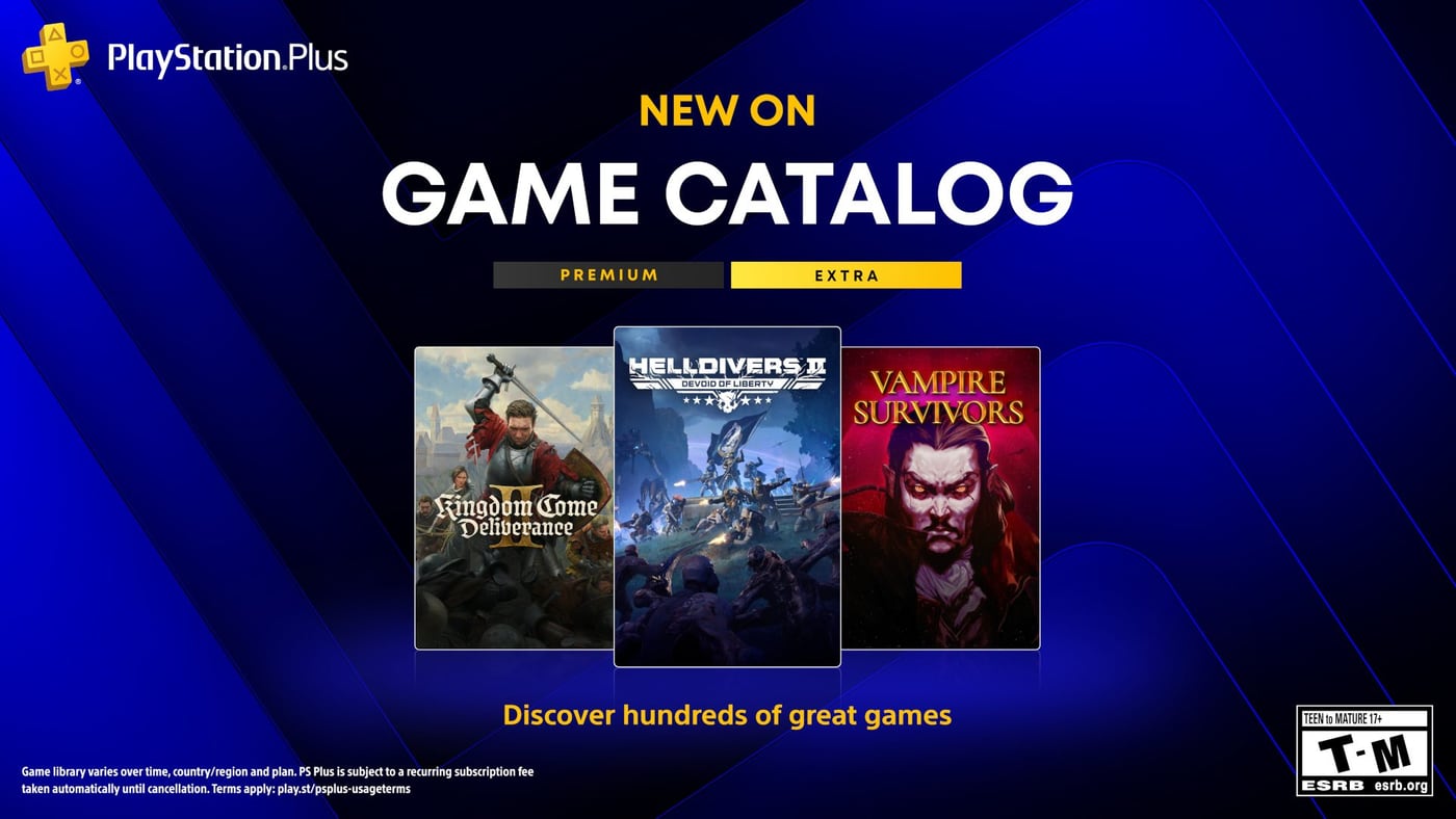 PlayStation Plus Game Catalog за август 2026 с Helldivers 2 и Kingdom Come Deliverance II