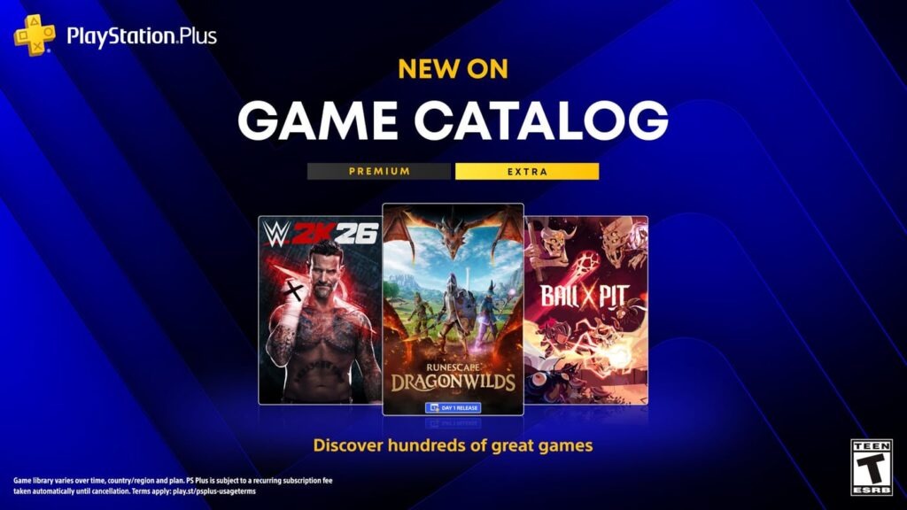 PS Plus септември 2026 каталог с RuneScape Dragonwilds и WWE 2K26